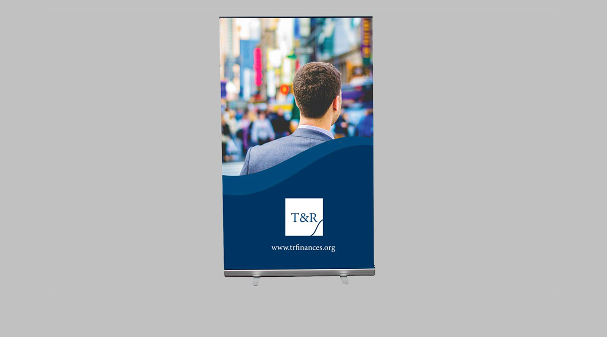 1200mm Banner Roll Up Stand